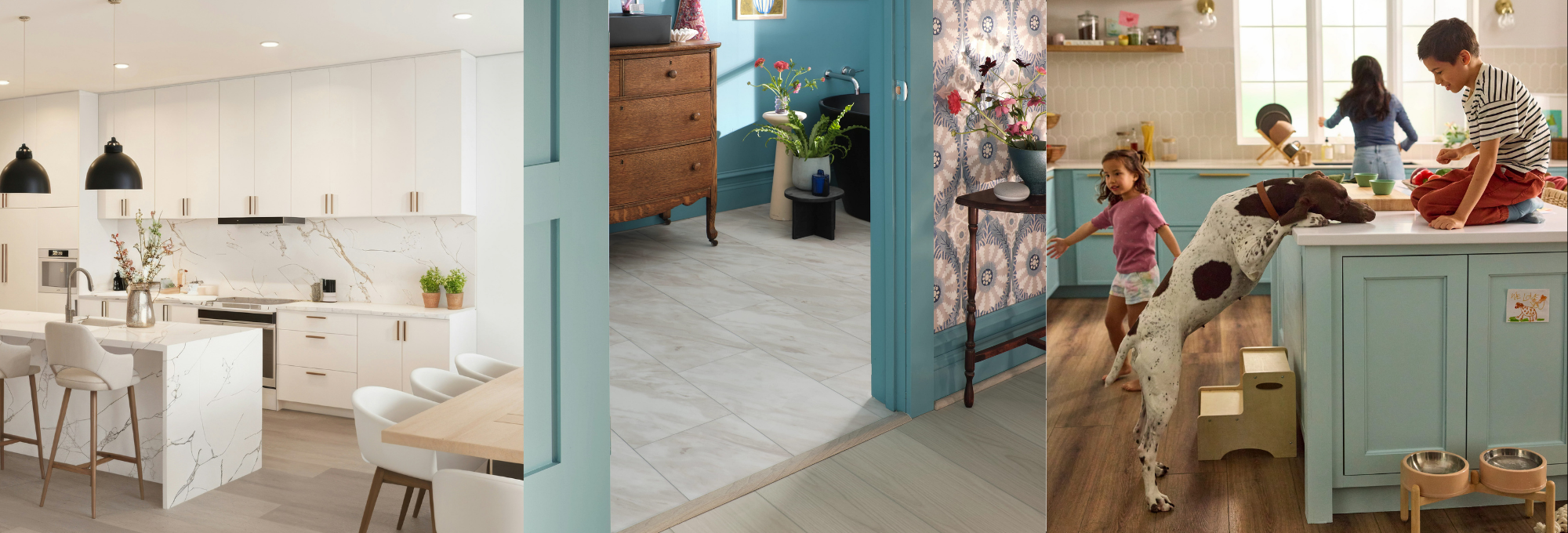 Interiorss with luxury vinyl plank flooring installed by Floors Alive, Inc in Bunnell, FL
