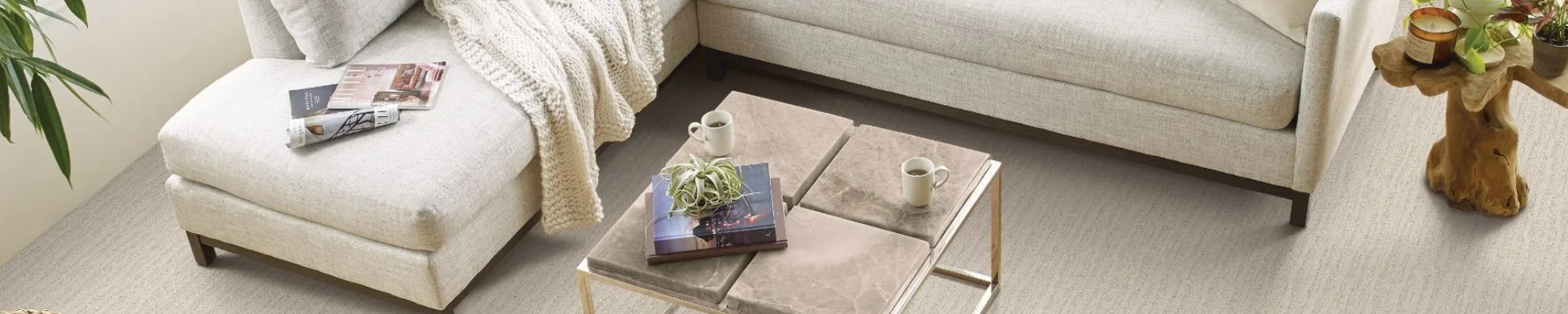 Bright beach-style kitchen with light wood flooring in Bunnell, FL